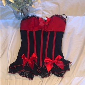 Red and Black Corset 💕